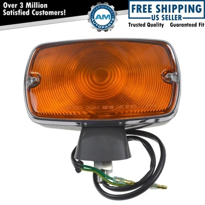 Luz de estacionamiento ámbar montada en guardabarros para Toyota Land Cruiser 1970-1974 Foto 1 de 4