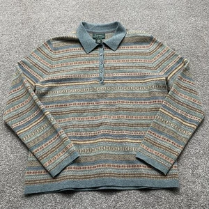 Vintage Lauren Ralph Lauren Pullover Damen groß gestreift Lammwolle Pulli 90er - Bild 1 von 9