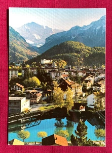 JOHN'S DEALS - SCHWEIZ - ALTE INTERLAKEN DORF POSTKARTE, JUNGFRAU - Bild 1 von 2