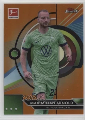 2022-23 Topps Finest Bundesliga Orange Refractor /25 Maximilian Arnold #149 - Image 1 of 2