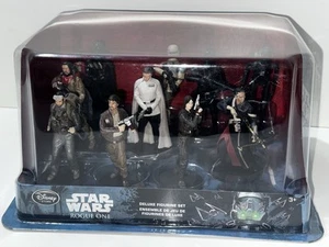 Disney STAR WARS Deluxe Figurine Playset - ROGUE ONE - 10 Figure Set. - Picture 1 of 8