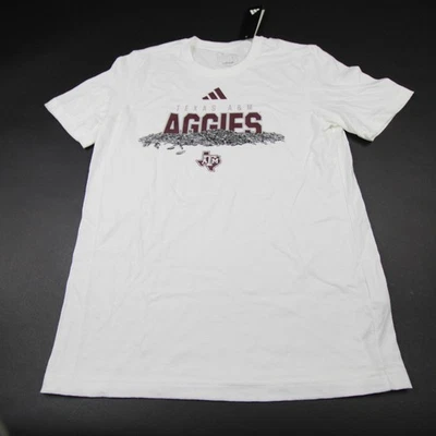 Texas A&M Aggies adidas Short Sleeve Shirt Men's White New - Image 1 of 4