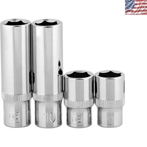 Bulk 10mm Socket Pack - Durable Polished Finish & Enhanced Grip for Mechanics - Bild 1 von 2