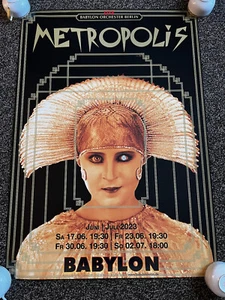 Metropolis 1927 Film Fritz Lang Plakat, Babylon Kino, Berlin 2023 - Bild 1 von 1