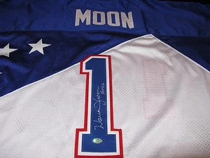 Camiseta Warren Moon Houston Oilers Pro Bowl 1995 Beckett - Imagen 1 de 3