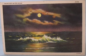 Milford, Illinois - Luz de luna en el lago - Saludos desde Milford, mal publicado - Imagen 1 de 2