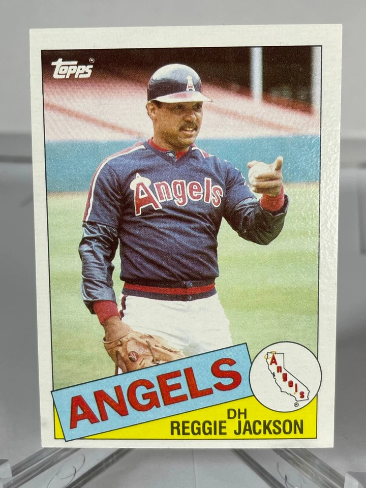 Reggie Jackson 1985 Topps #200 California Angels Foto 1 de 1