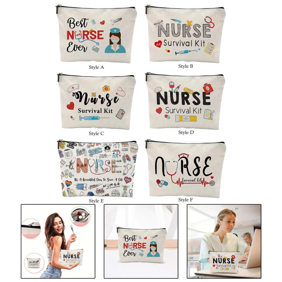 Krankenschwester Schminktasche Kosmetik Reisetasche Krankenschwesterwoche Geschenk Damen Schminktasche Etui für