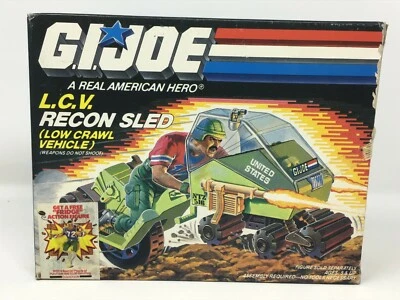 VINTAGE - 1985 - HASBRO - GI JOE - L.C.V. RECON SLED - FREE FRIDGE OFFER - MISB - Image 1 of 4