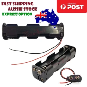 2x 8xAA Battery Storage Box 8*AA Holder Tabs Wired 12V Double Sided - Bild 1 von 4