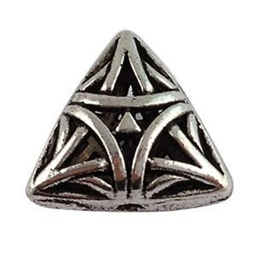 20Pcs Tibetan Silver Hollow Triangle Beads T16074 - Image 1 of 1