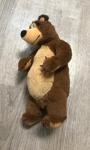 Netflix Masha and The Bear 10" BEAR PLUSH Stuffed Animal Cover