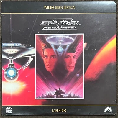 Gebraucht Star Trek V: The Final Frontier - 1989 Laserdisc Breitbildschirm 2:3 5 - Bild 1 von 2