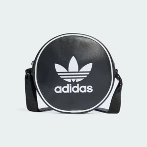 Nuevo Adidas Original ADICOLOR CLÁSICO BOLSO REDONDO NEGRO/BLANCO IT7592 TAKSE - Imagen 1 de 6