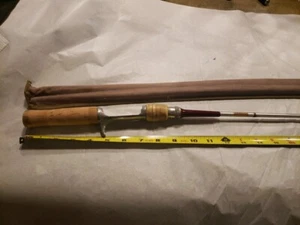 Vintage South Bend No 411 Stainless Steel Fishing Rod With Sock - Picture 1 of 17
