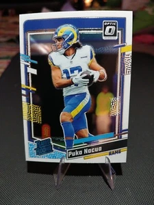 2023 Donruss Optic Puka Nacua Rated Rookie Rams Rookie Card RC - Picture 1 of 2