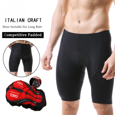 Pantalones Cortos de Ciclismo Para Hombre Acolchados Bicicletas Montar Pantalones A prueba de Golpes MTB Bicicleta Pantalones Cortos Nuevos Foto 1 de 4