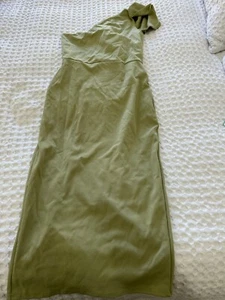 Pretty Little Thing sage green dress - size 10 - pre owned - Picture 1 of 2