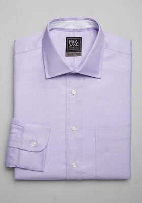 Jos. A. Bank Men's Tailored Fit Travel Tech Dress Shirt 14.5 - 33 NWT Purple - Image 1 of 4