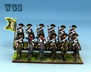 15mm SYW Guerra de los Siete Años WGS pintado Dragones de Prusia en capó (12 figuras) PB3 - Imagen 1 de 6