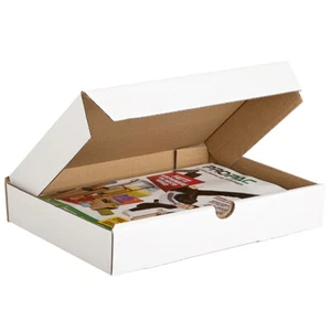 SCATOLE FUSTELLATE SPEDIZIONE extrapiatte bianche Tipo A5 22,5 x 15 x 2,5 cm - Imagen 1 de 1