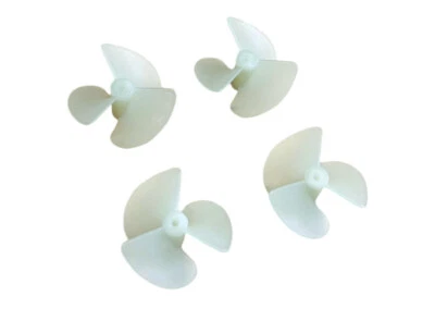 Propeller RC Speed Racing Boat 3 Pin 28mm 2mm Hole White Left Right Part 2 Pair - Image 1 of 4