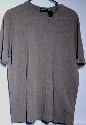 Axcess T-shirt mens size small brown cotton blend short sleeve ribbed by... - Image 1 of 4