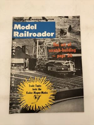 Vintage Model Railroader Magazine May, 1960 - Image 1 of 4