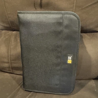 Case Logic 92 Disc CD DVD Blu-Ray Carry Case Storage Wallet Binder Black Nylon - Image 1 of 4