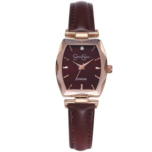 Jessica Simpson Women's Metal Band Watch, Barrel Crystal Dial, Classic Quartz - Picture 1 of 10