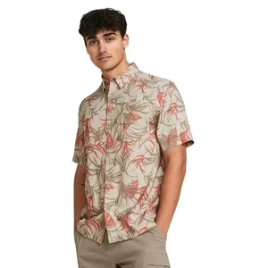 Under Armour Dockside Hemd Herren 2XL Palmenmuster schnelltrocknend Bootfahren gebraucht, in einwandfreiem Zustand - Bild 1 von 8