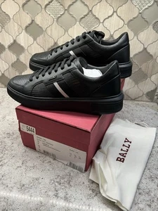 Bally Mens Mooney-WS Black Calf Embossed 6303814 New In box Shoe Sz 11D MSRP$600 - Picture 1 of 10