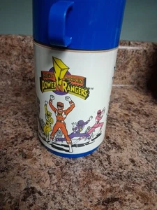 Vintage Aladdin Blue Power Rangers 1994 Thermoskanne - Bild 1 von 7