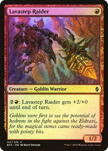 MTG FOIL Lavastep Raider  - Battle for Zendikar #147 - Picture 1 of 1