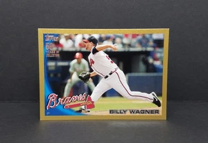 2010 Topps #US-266 Billy Wagner, Braves (HOF) - Gold Border Parallel (1398/2010) - Imagen 1 de 2