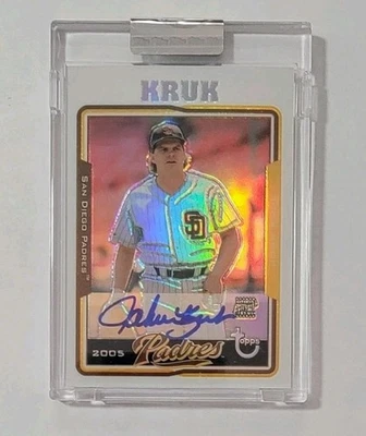 2005 Topps Retired Signature John Kruk #Refractor TA-JK Autograph #19/25 - Image 1 of 2