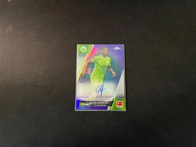 2021-22 Topps Chrome Bundesliga Autograph Purple #BCA-AV Aster Vranckx 021/199 - Image 1 of 2