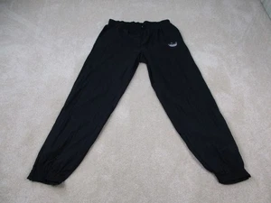 VINTAGE Adidas Pants Men Large Black White Jogger Trefoil Track 90s Adult 34x32* - Picture 1 of 13