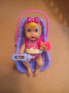 Pink Outfit Barbie Baby Doll/Carseat/Bottle Pacifier - Picture 1 of 14