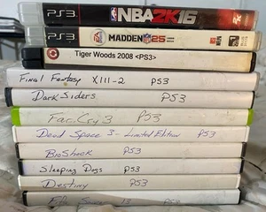 Lotto 11 giochi PS3 Playstation 3: Fifa Madden NBA Far Cry Final Fantasy + altro - Foto 1 di 12