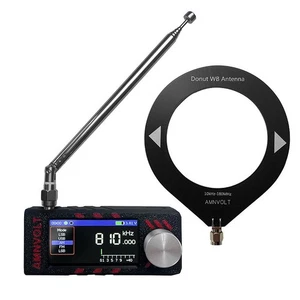 Upgraded Version ATS Mini V3 SI4732 Full Band DSP Receiver w/ Donut WB Antenna - Picture 1 of 4