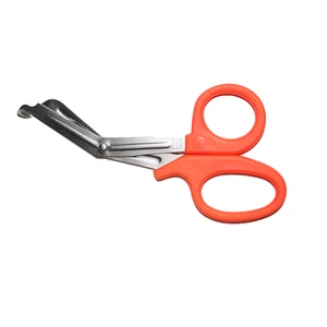 EMT Paramedic Trauma Shears 7.25" Bandage Scissors Orange Handle for First Aid - Picture 1 of 4