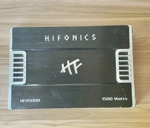 1500 Watts Hifonics HFI1500D Class D Monoblock Amplifier in box with bass knob - Picture 1 of 4