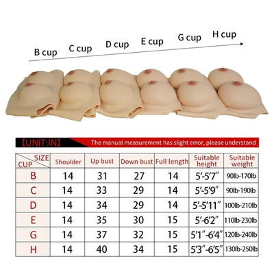 Formas de peito de silicone costas ocas simulação seios falsos travesti drag queen - Imagem 1 de 4