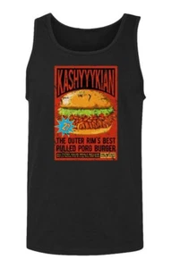 Last Jedi Kashyyyk Shirt Porg Wars Burger Men's Tank Top - Picture 1 of 4