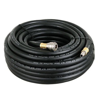 TC TECHNIC Tuyau à Air Comprimé 20m 20BAR 10mm Tuyau en Flexible Compresseur D'Air