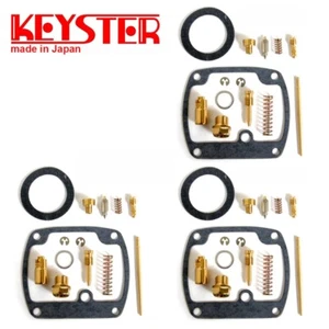 3x keyster Carburetor Repair Rebuild Kits gasket 1972-73 Kawasaki s2 350 350cc - Picture 1 of 1