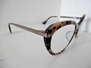 Prada Camouflage & Silver Oval Eye Glasses VPR 08RV 51 17 2AU-6S1 140 - Picture 1 of 3