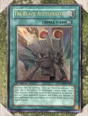YuGiOh TRI-BLAZE ACCELERATOR Ultimate Rare FOTB-EN041 - Image 1 of 4