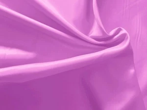 PURPLE ORCHID LILAC Feather-Light Wt HIGH SHEEN Poly Silk-Like Fabric & Lining - Picture 1 of 3